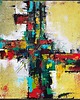 obrazy Obraz na płótnie- Drogowskazy 70x70 cm (oryginał)