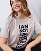 t-shirt damskie T-shirt Voila Lazy Days Krem