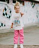 t-shirty dla dziewczynki T-shirt oversize Emily Teddy cream