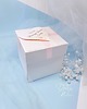 kartki na komunię Pamiątka na Komunię dla dziewczynki, Gift box z  personalizacją