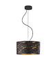 lampy wiszące Żyrandol do jadalni z abażurem imitującym marmur HAJFA MARMUR fi 30 cm