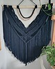 makramy OD RĘKI Makrama Salsa 80 cm granat