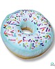 poduszki z grafiką Poduszka pączek Donut mniejszy miętowy
