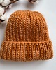 czapki damskie Czapka wełniana oversize - kolor kurkuma