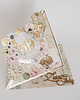 kartki scrapbooking 50 rocznica ślubu, złote gody, kartka 3d