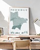 plakaty Polska Podhale Tatry  Góry / plakat mapa