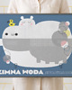 plakaty Plakat 30x40  łazienka hippo w wannie zimna woda zdrowia doda