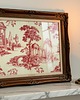 plakaty Plakat Toile de jouy sztuka ścienna, klasyczna dekoracja, sztuka francuska