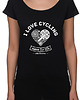 t-shirt damskie Koszulka damska oversize. I love cycling