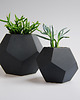 doniczki ZESTAW doniczek  betonowych  Dodekahedron 1+2