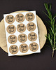 Ślub - inne Naklejki na papierze kraft z napisem Thank You, 48 sztuk