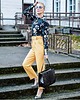 torby na ramię Skórzana Shopper Adrianna M czarny croco mat