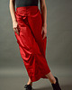 spodnie męskie Czerwone szerokie spodnie