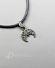wisiory Lunula w kwiatach - mini wisiorek