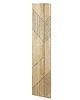 Ozdoby na ścianę Panel frezowany - Stockholm - 60x275 cm