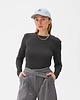 bluzki z długim rękawem damskie LONGSLEEVE SWETER BELLA GRAFIT premium