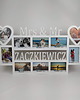 ramki na zdjęcia Multirama ramka na zdjęcia z napisem Mrs & Mr Nazwisko mdf 10 zdjęć serca