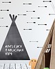 naklejki ścienne do pokoju dziecka Naklejka Tablicowa Tipi i Strzały 125NW