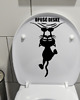 dodatki - różne naklejka FAJNY KOTEK OPUŚĆ DESKĘ do WC