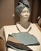 apaszki Lniany turban kąpielowy szary błękit
