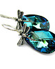 kolczyki swarovski Kolczyki z ważkami Bermuda Blue Bariloche