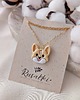 wisiory Naszyjnik pies, Wisiorek Corgi / Akita, Uroczy dodatek dla właściciela pieska