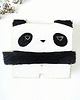 Ozdoby na ścianę Panda płaskorzeźba drewniana