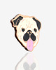 przypinki Pins Mops "Stefan"