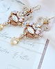 Biżuteria ślubna Kolczyki ślubne Lace Me Classic - cielisty róż