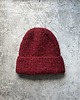 czapki damskie Przejściowa czapka Dimma z alpaki i jedwabiu bordowa czewień