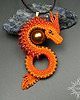 wisiory Cavrenos III, wisior ze smokiem, beading