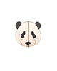 broszki Panda - oryginalna drewniana broszka