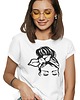 t-shirt damskie koszulka z nadrukiem kobieta