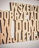 napisy dekoracyjne i tabliczki Wszędzie dobrze, ale w domu najlepiej - napis