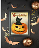 grafiki i ilustracje PLAKAT dekoracja Halloween vintage