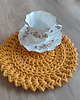 podkładki do kuchni Podkładka boho ze sznurka 26cm