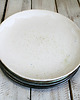 patery i talerze 1 szt   - Nature/White 24 cm -  ceramika art