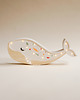 lampy do pokoju dziecka Drewniana Lampka Wieloryb - Candy White