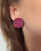 kolczyki soutache Kolczyki spiralne handmade 
