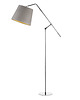 lampy podłogowe Elegancka lampa podłogowa z regulowanym ramieniem FOYA VELUR