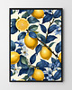 plakaty Plakat Cytryny pattern