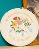 Ślub - inne Podziękowania, Indywidualna dedykacja, haft w tamborku 23 cm