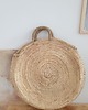 torebki do ręki Koszyk okrągły  duży pleciony z liści palmy