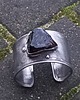 bransoletki wire wrapping Smocze szkło - bransoletka regulowana