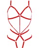 bielizna - inne Zamówienie specjalne - Niki Red - Body Harness