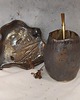kubki Unikatowy kubek  ceramiczny Matero 400ml do yerba mate +spodek liść