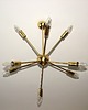 lampy wiszące Żyrandol Mid century, lata 70