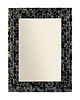 lustra stojące i wiszące Czarne lustro prostokątne, mozaika połysk, efekt potłuczonego szkła, prezent