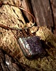 kolie Unikatowy Naszyjnik Ametystowy Handmade