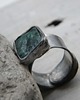 pierścionki - różne (zam ) Roman Ancient Ring ;) surowy malachit